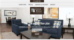 Desktop Screenshot of cedar-ridge-apartments.com